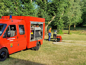 Bild Jugendfeuerwehren üben gemeinsam
