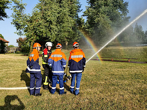 Bild Jugendfeuerwehren üben gemeinsam