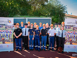 Bild GJF Vilseck tritt mit Gruppe und Staffel zur Abnahme an