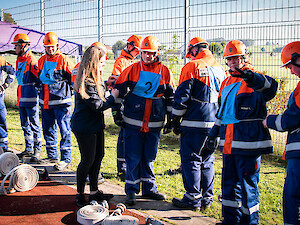 Bild GJF Vilseck tritt mit Gruppe und Staffel zur Abnahme an